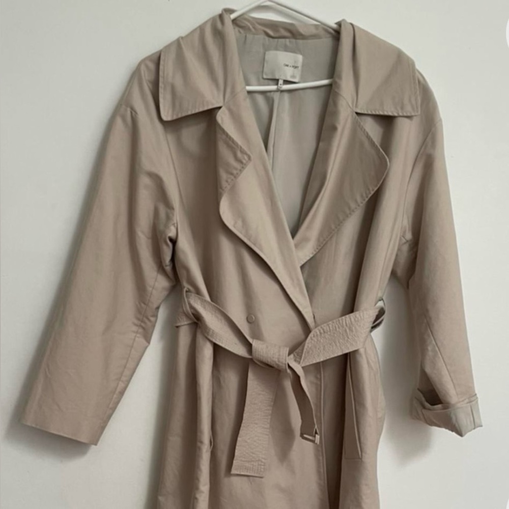 OAK + FORT trench coat